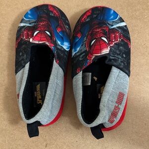 $5- Marvel Spider-Man Kids Slippers - Red, Blue, Gray